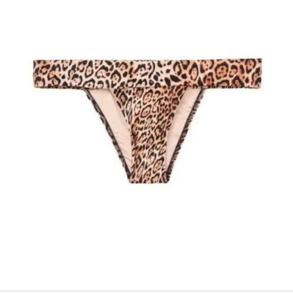 👙 Victoria's Secret Bombshell Swim Bikini Top Pelosa Bottom Leopard - Picture 4 of 4